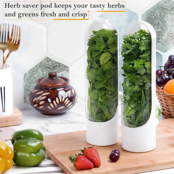 Herb Saver Pod Container for Fridge