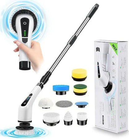 9-in-1 Cordless Electric Spin Scrubber for Bathroom & Home